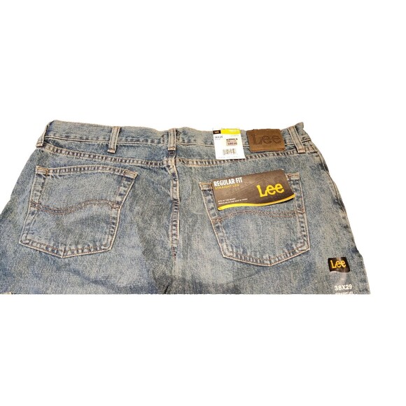 Lee Jeans Regular Fit Straight Leg Men's Size 38x29-Denim Jeans - Picture 4 of 6